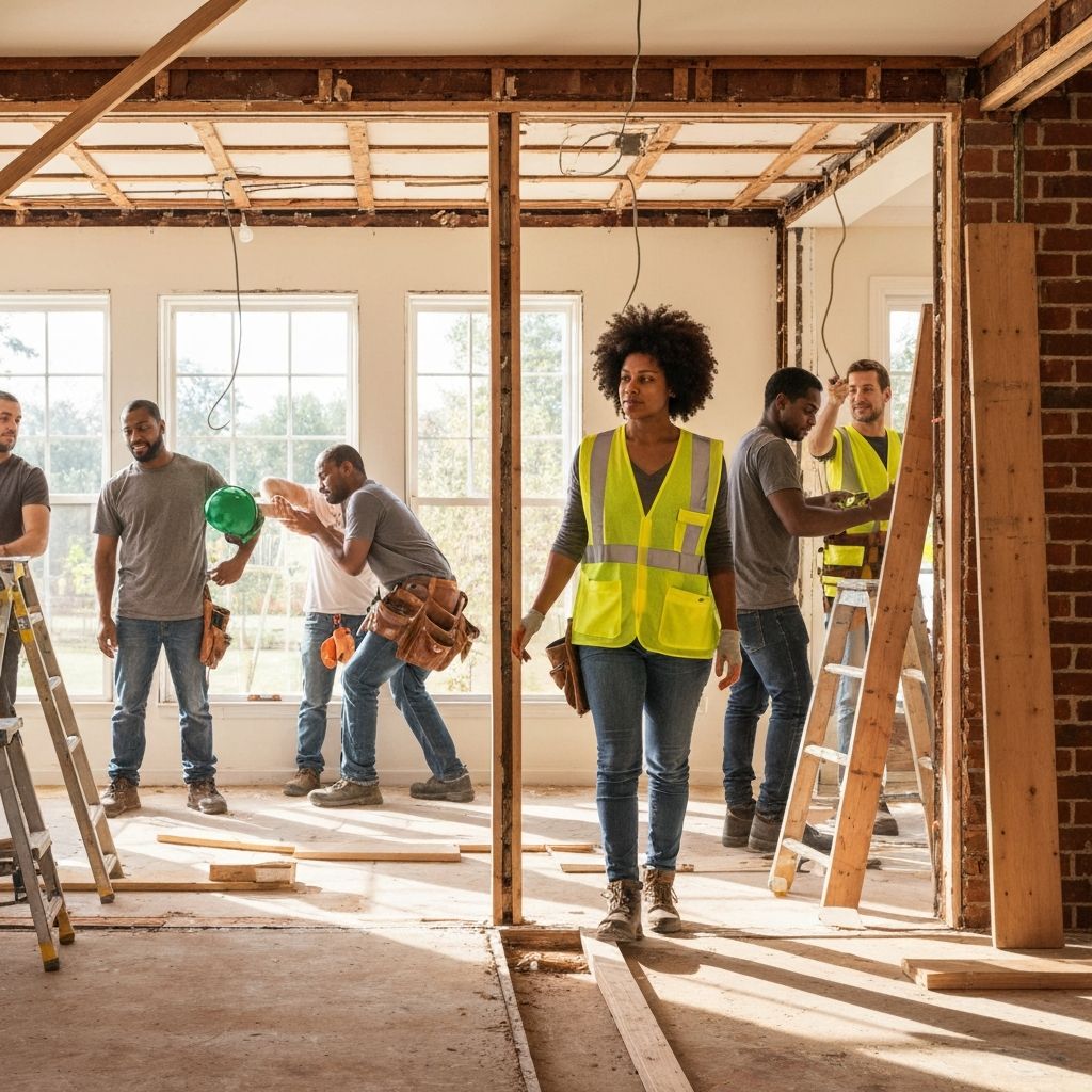 Our professional team at work